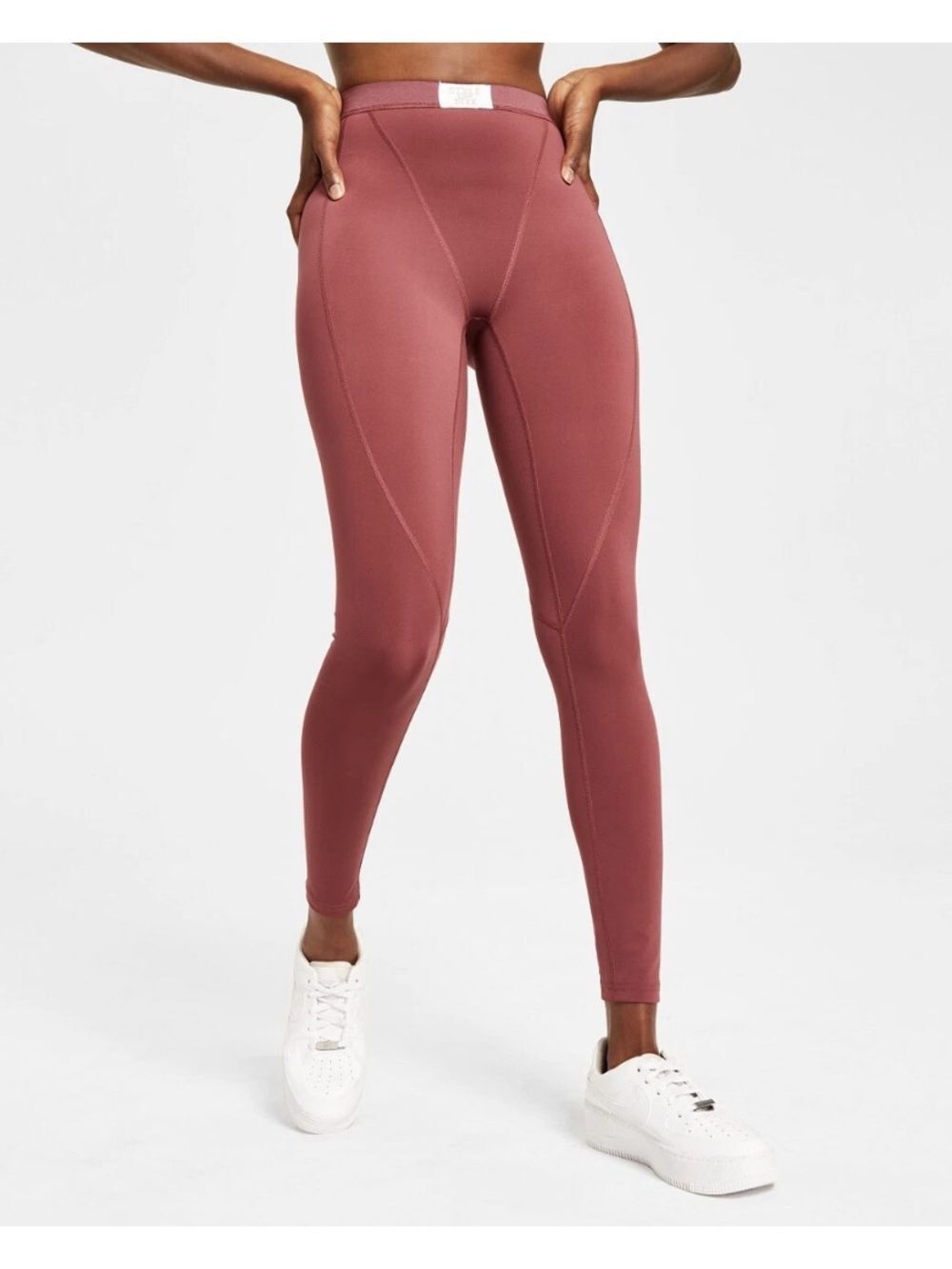 Jenni Style Not Size Women's Solid Leggings Sunsweet Plum Size Small